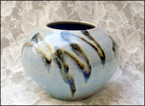 Studio Art Pottery Hand Thrown Pot By Greg Wenz Hand Made Etsy