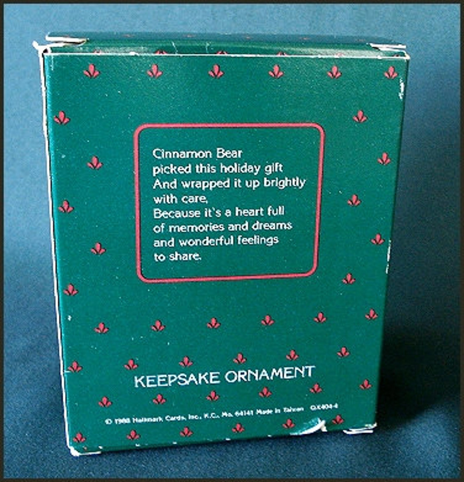 Hallmark Cinnamon Bear Porcelain Ornament 6 From the 1988 Etsy