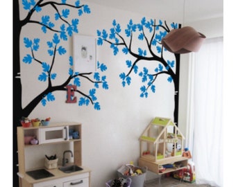 TREE WALL DECAL- Nursery Décor- Set of Two - K015