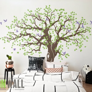 Large Family Tree Wall Decal,  Nursery Tree Wall Decals, Tree mural, Vinyl Wall Decal, wall sticker -  MM033
