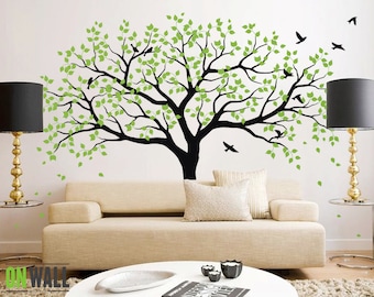 Large Tree Wall Decals Trees Decal Nursery Tree Wall Decals, Tree mural, Vinyl Wall Decal - MM001