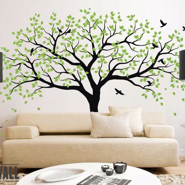 Large Tree Wall Decals Trees Decal Nursery Tree Wall Decals, Tree mural, Vinyl Wall Decal - MM001