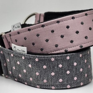 Collier martingale pour chien confortable, doux et douillet. Collier whippet, collier lévrier, collier lévrier