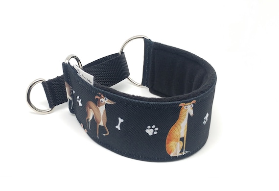 Kuscheliges Zugstopphalsband mit Zugstopp. Breite - 5,5 cm. Halsband fr  Whippet, Windhundhalsband, Windhundhalsband. - Etsy sterreich