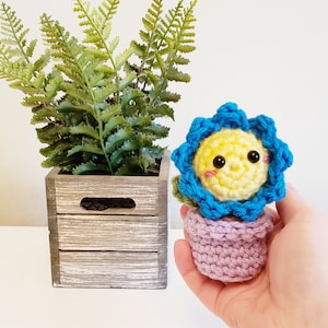 Petals the Little Flower Amigurumi Crochet Pattern, English PDF, Mother&#39;s Day Crochet Pattern