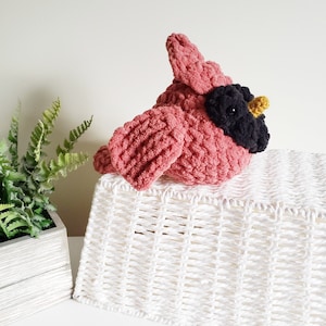 CROCHET PATTERN Calla the Cardinal Amigurumi Bird, English PDF