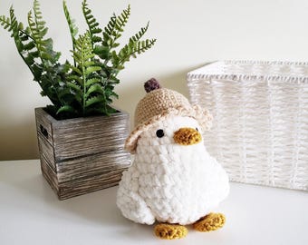 Butternut the Duck Amigurumi Crochet Pattern, English PDF