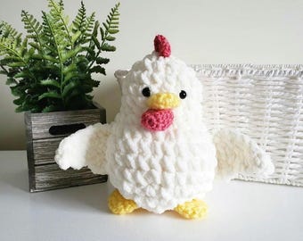 Federn beim Huhn Amigurumi PDF Häkelanleitung
