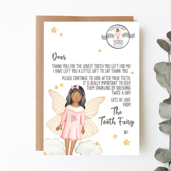 Downloadable Tooth Fairy Certificate | Tooth Fairy Card | Tooth Fairy Letter | Tooth Fairy Letter for Boys | Tooth Fairy Letter for Girls