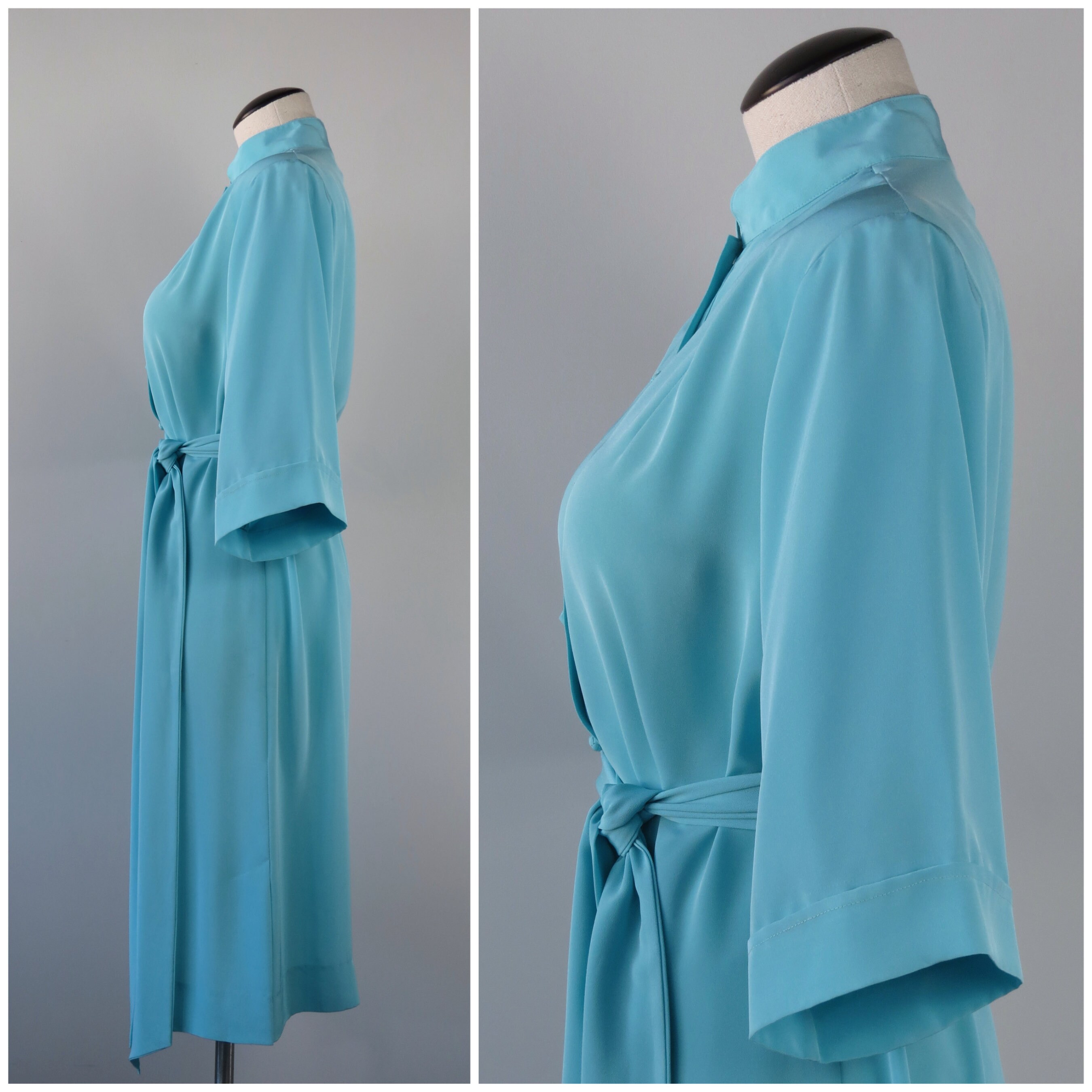 Vintage 1970s Catherine Ogust Forever Dress & Belt - SIZE M