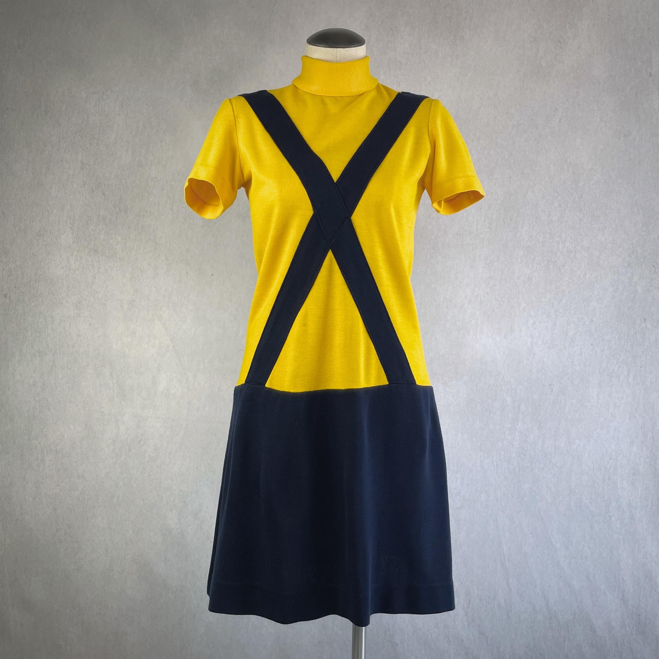 Yellow Jersey Dress - Etsy