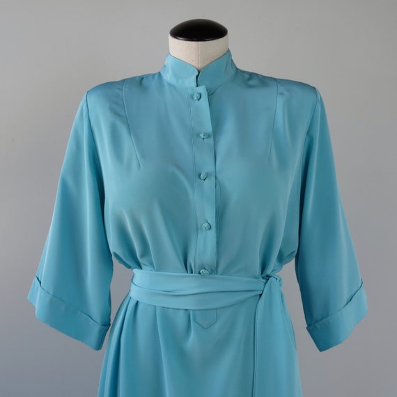 Vintage 1970s Catherine Ogust Forever Dress & Belt - SIZE M