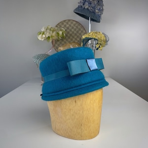 Turquoise Cloche Hat - Etsy display picture 3