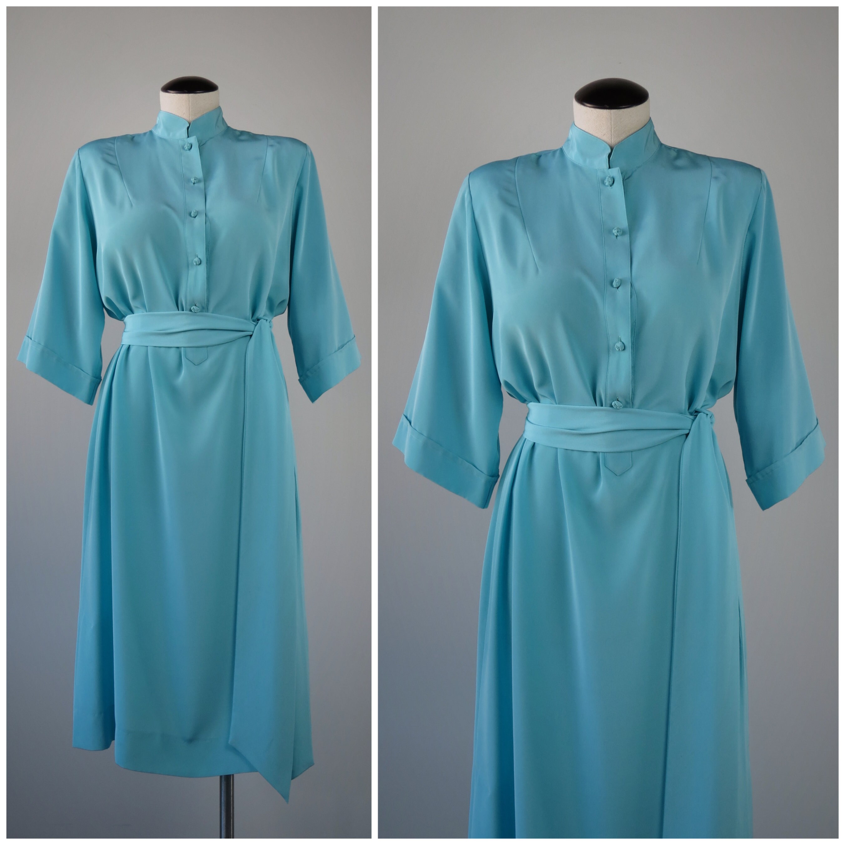 70s Catherine Ogust Rainbow Dress | S-M - Lucky Vintage