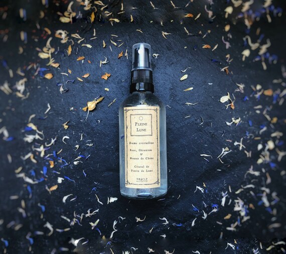 Brume Cristalline Pleine Lune Rose Huile Etsy