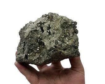 Large Pyrite Fools Gold 5" 4.45 lbs Mineral Rock | Beautiful Sparkly Specimen