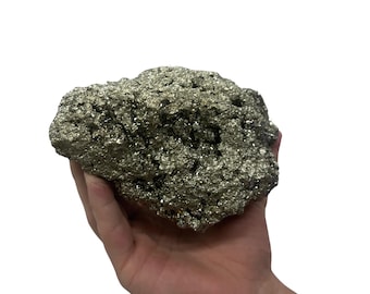 Large Pyrite Fools Gold 6" 4.85 lbs Mineral Rock | Beautiful Sparkly Specimen