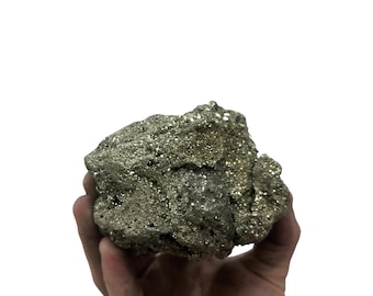Large Pyrite Fools Gold 4.5" 2.65 lbs Mineral Rock | Beautiful Sparkly Specimen