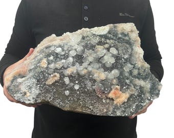 Large Zeolite Quartz Specimen Cluster - Beautiful Crystals 15” 18.84 Lbs.