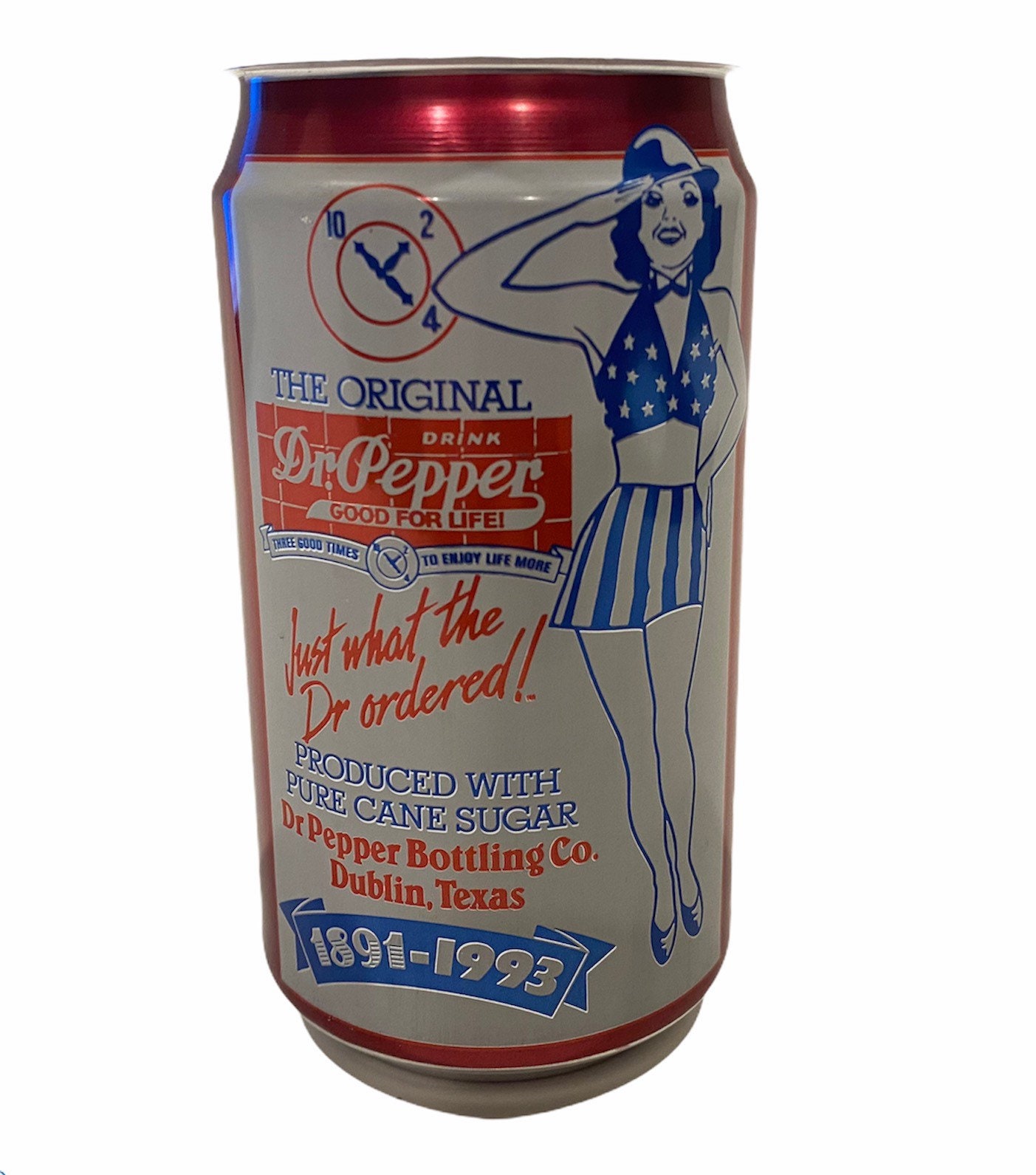 Uncirculated 1993 Dublin Dr Pepper Collectible Soda Can | Texas