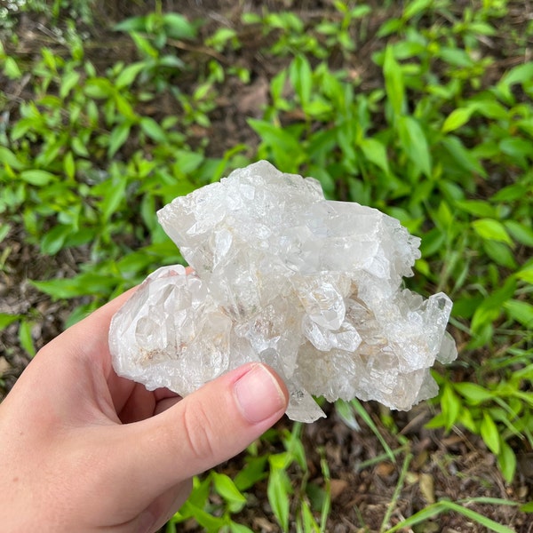 Large Quartz Cluster - Beautiful Crystals 5” 1.65 Lbs.