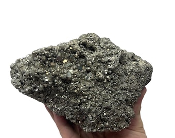Large Pyrite Fools Gold 6.5" 5.65 lbs Mineral Rock | Beautiful Sparkly Specimen