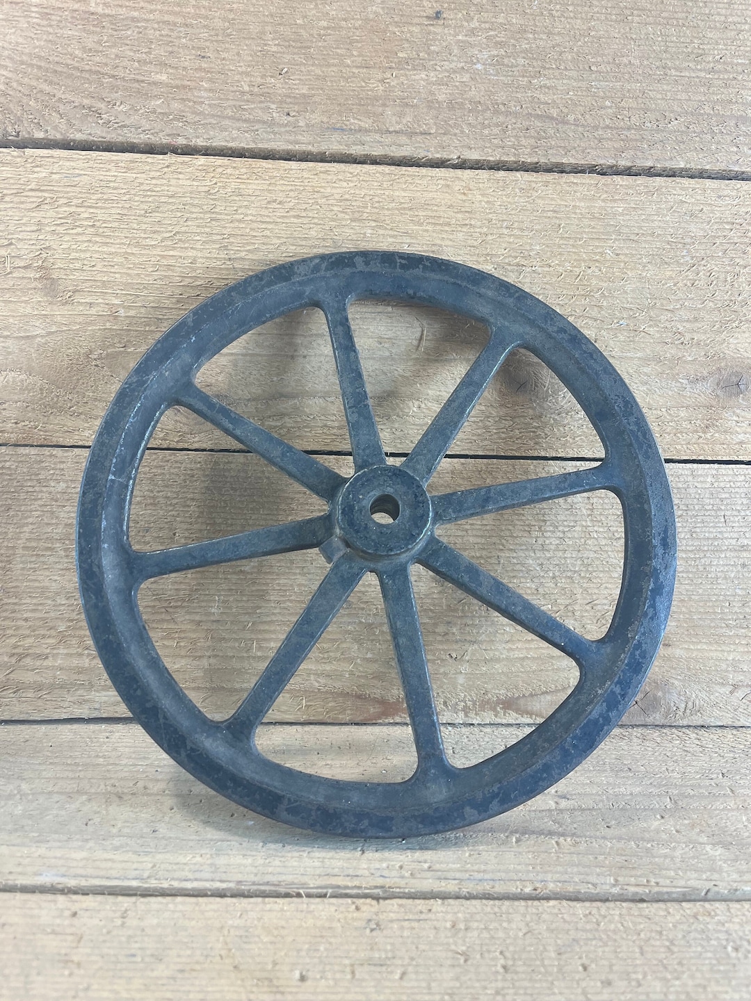 Metal Cast Steel Pulley Wheel Etsy