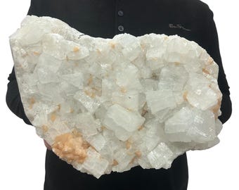 Large Zeolite Quartz Specimen Cluster - Beautiful Crystals 13” 23.07 Lbs.