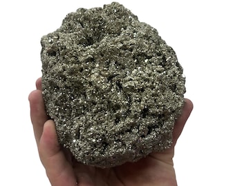 Large Pyrite Fools Gold 5" 5.55 lbs Mineral Rock | Beautiful Sparkly Specimen