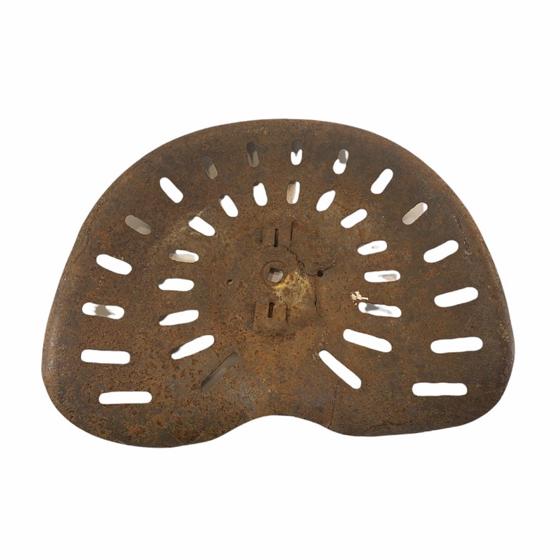 Vintage Metal Tractor Seat 18 Antique Farm House Etsy