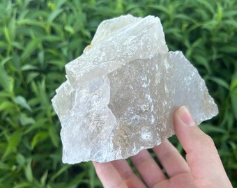 Natural Large Smokey Quartz Chunk - Raw Rough Beautiful Crystals 5" 2.45 Lbs.