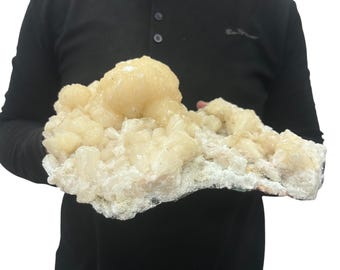 Large Zeolite Quartz Specimen Cluster - Beautiful Crystals 10.25” 6.97 Lbs.