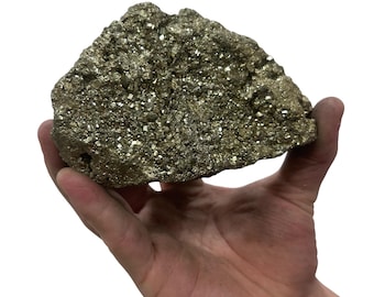 Large Pyrite Fools Gold 5" 2.25 lbs Mineral Rock | Beautiful Sparkly Specimen