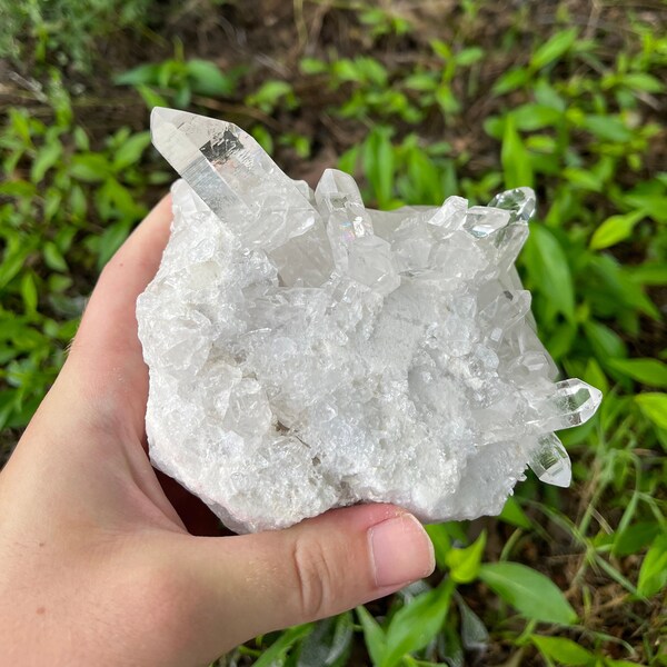 Large Quartz Cluster - Beautiful Crystals 4” 1.50 Lbs.