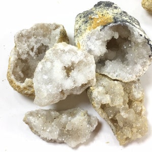 40 Break Your Own Geodes Whole Moroccan Geodes 1.5 Bulk Gift Pack Quartz Crystals image 4