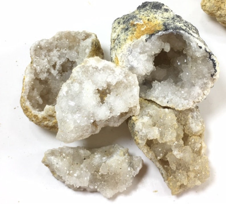 40 Break Your Own Geodes Whole Moroccan Geodes 1.5 Bulk Gift Pack Quartz Crystals image 4