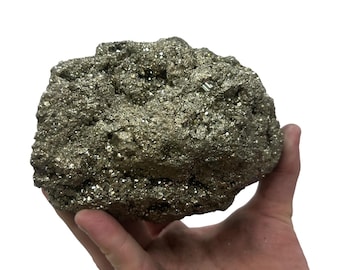 Large Pyrite Fools Gold 6" 5.30 lbs Mineral Rock | Beautiful Sparkly Specimen