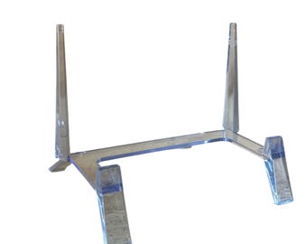 Large 5.75" Plastic Slab Display Stand | Agate Slice Slab Rocks and Minerals