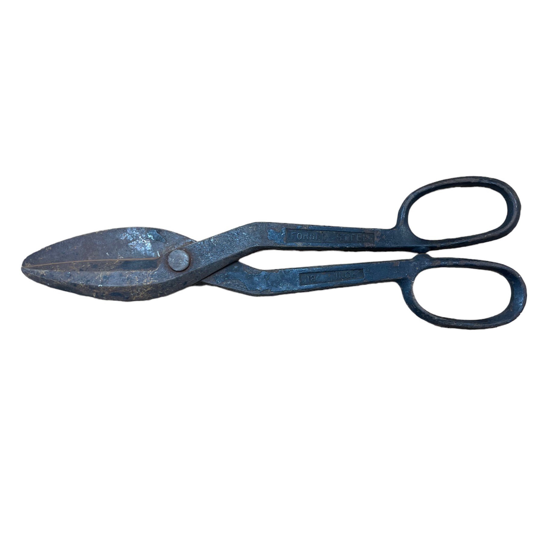 Old Antique Metal Cutting Scissors Locksmith Tin Snips Tool Garantirt Extra  OEC