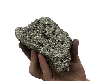 Large Pyrite Fools Gold 5" 2.65 lbs Mineral Rock | Beautiful Sparkly Specimen
