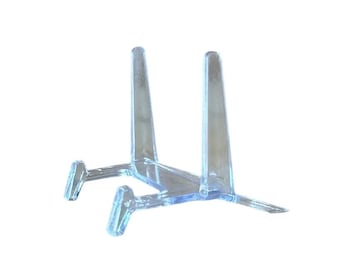 Small 2.5" Plastic Slab Slice Display Stand | Agate Rocks and Minerals