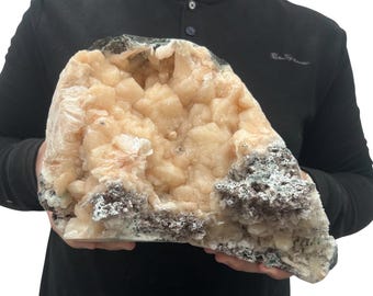 Large Zeolite Quartz Specimen Cluster - Beautiful Crystals 10.5” 14.55 Lbs.