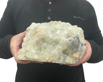 Large Zeolite Quartz Specimen Cluster - Beautiful Crystals 8” 8.07 Lbs.