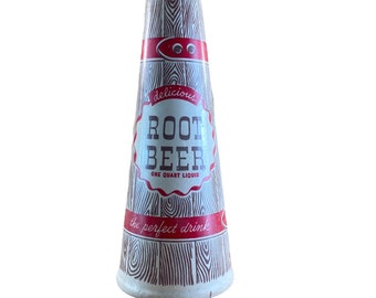 Original Vintage Root Beer Advertising Soda Cone