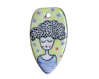 DREAMING... ceramic FOCAL PENDANT