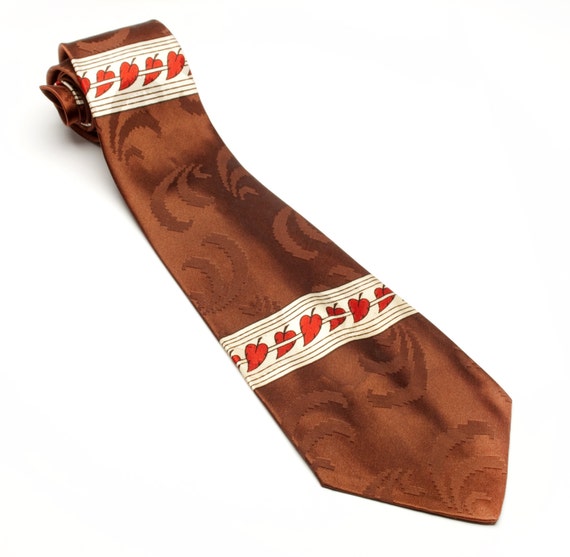 Vintage Men's tie from PILGRIM, bold mid century … - image 1