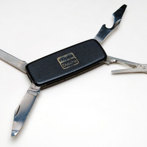 Vintage Austrian Rostfrei Steel Pocket Knife: Hüppe Duscha Advertising