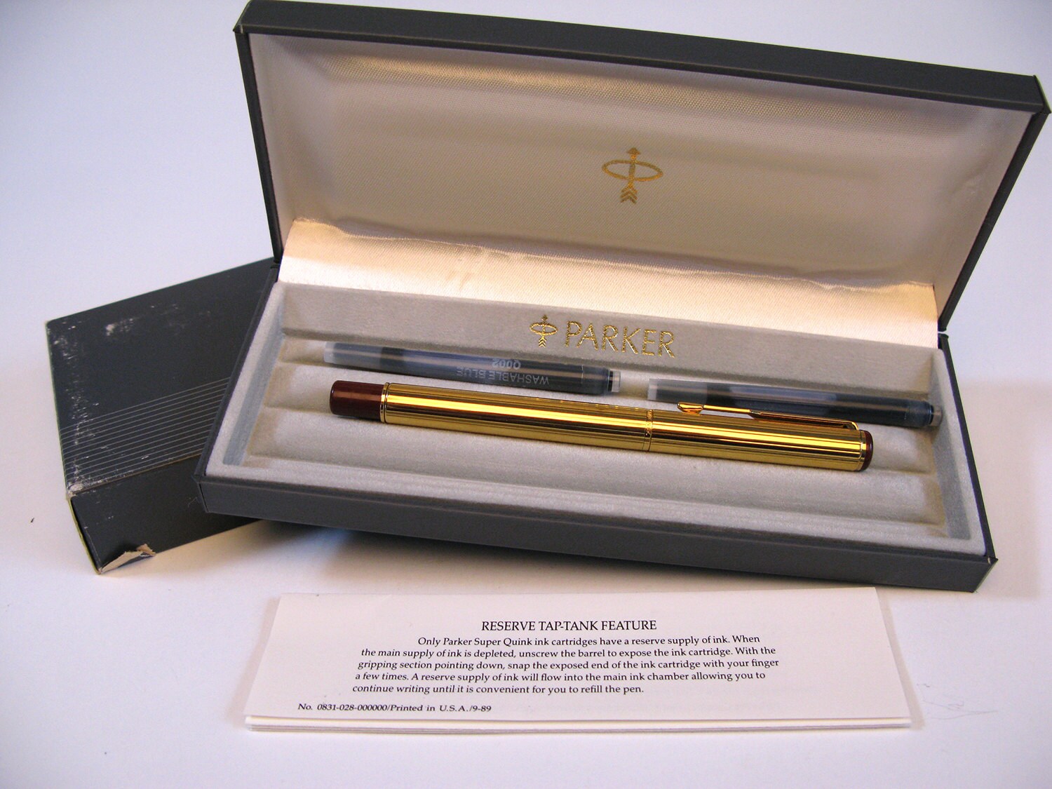 Vintage Parker 88 Place Vendome Gold Plated Fountain Pen