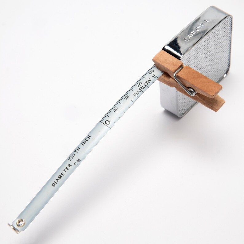 Vintage BARLOW Advertising Metal Tape Measure for SMITH Int