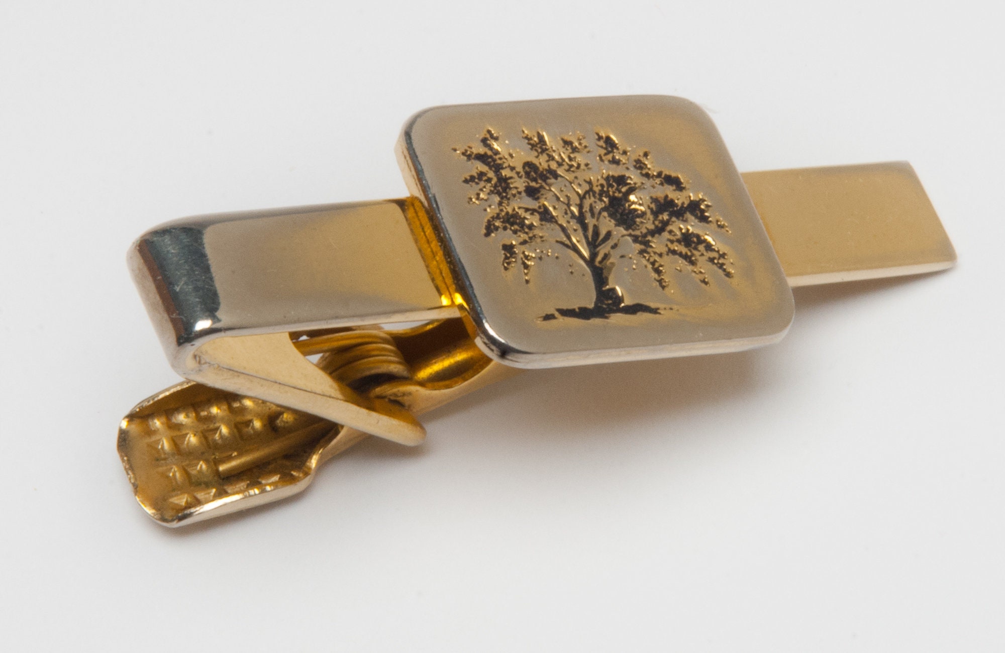 Lapel Pin Signed Design Unique Vintage Dentist Themed Tie Clip